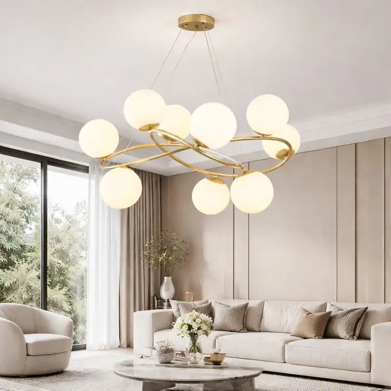 Preferatul clienților Candelabru Infinity Bubbles Gold 8