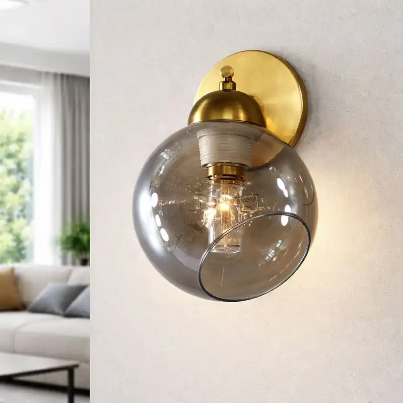 Aplica Versatila Smoky Glass Gold Doar azi
