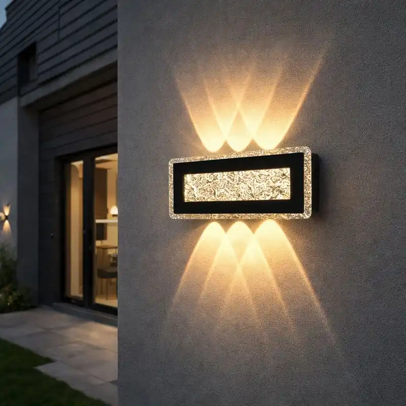 Doar azi Aplica LED Exterior 9W Ice Frame, lumina calda