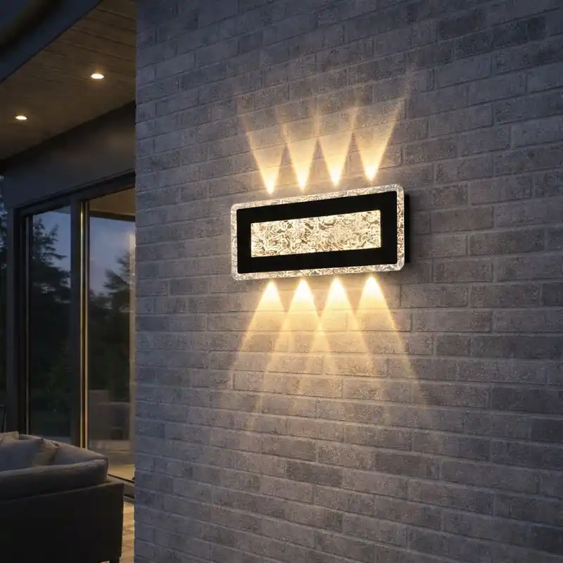 Aplica LED Exterior 12W Ice Frame, lumina calda Doar azi