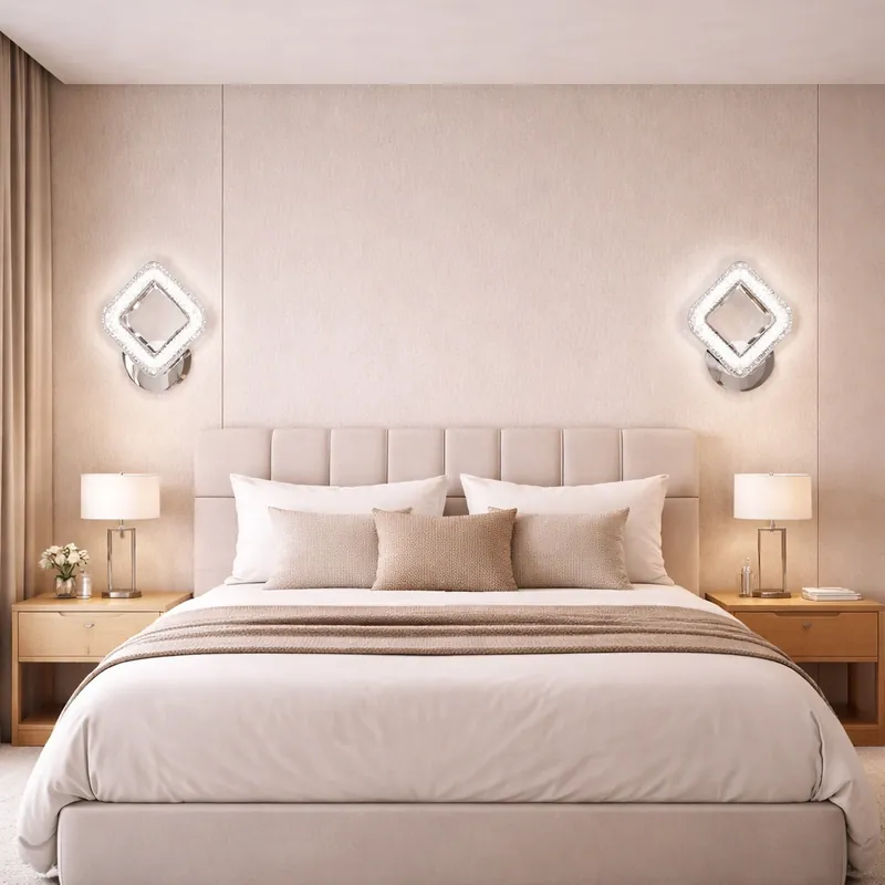 Aplica LED Square Glam Silver Cel mai vândut
