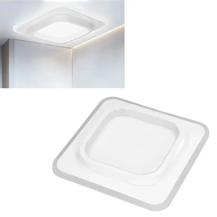 Reduceri Aplica LED Wood Square Alb SLIM