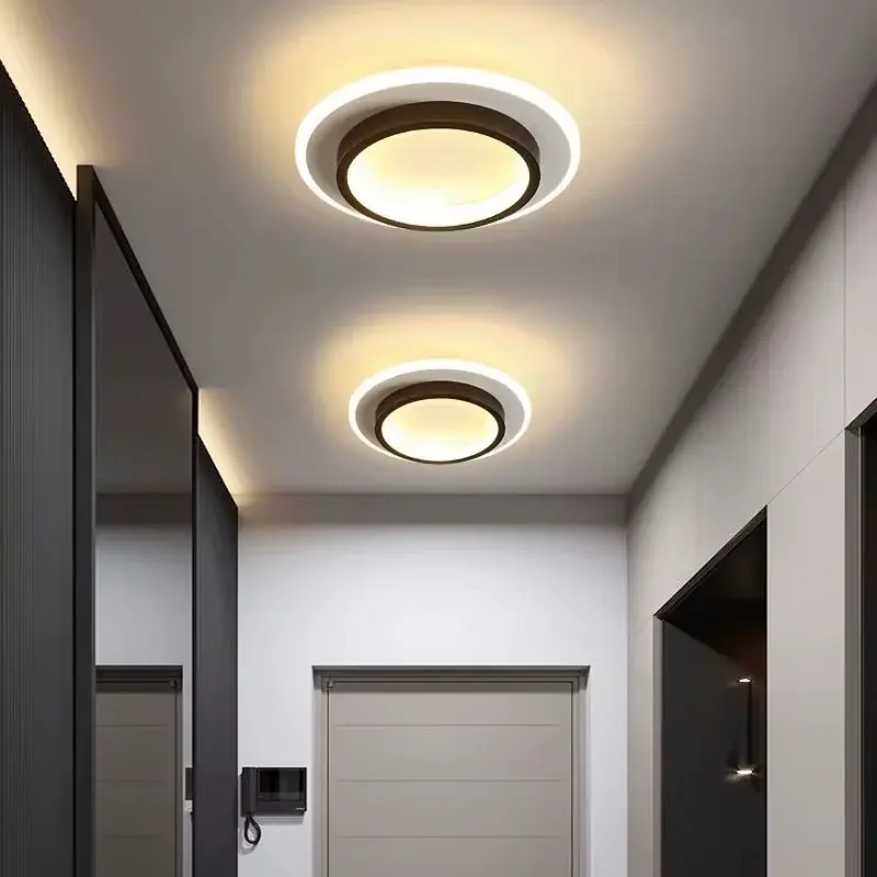 Aplica LED Round Negru SLIM Reducere