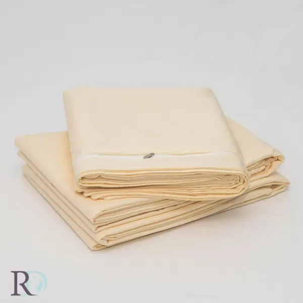 Husa de pilota, 100% bumbac, tesatura satin, crem, Roxyma Dream Plată securizată