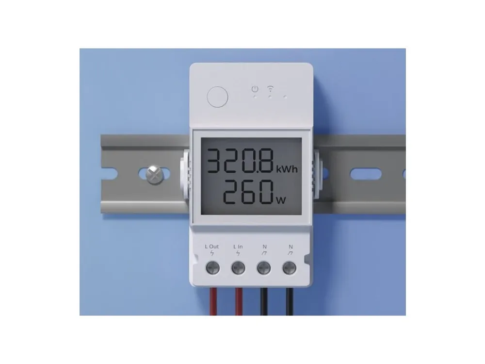 Comutator Sonoff Wi-Fi Smart pentru contor de putere 100-240V max16A [POWR316D] Livrare rapidă