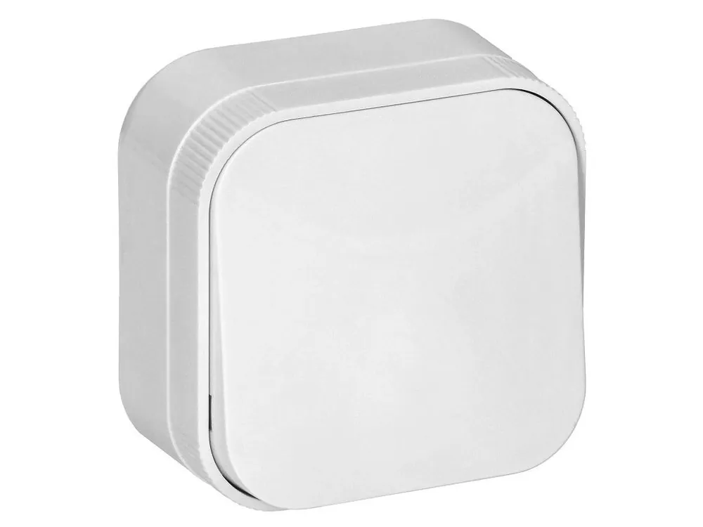 Comutator montat pe suprafață cu 1 buton, IP20, alb [OR-OE-7200/W/10] Noutate
