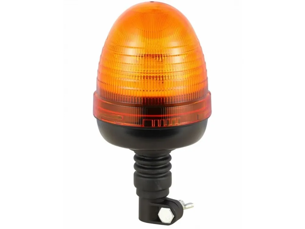 Far de avertizare LED 20W, 24xLED, R65, R10, conexiune flexibilă prin mâner, 12/24V, 4 moduri, portocaliu, IP67 [ALR0020-4] Expediere rapidă