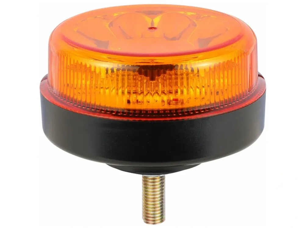Vezi acum Far de avertizare LED 16W, 12xLED, R65, R10, fixare cu șurub, 12/24V, 4 moduri, portocaliu, IP67 [ALR0003-4]