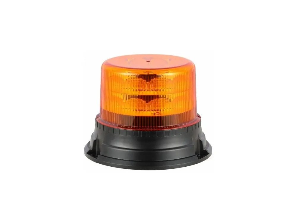 Expediere rapidă Far de avertizare LED 20W, 24xLED, R65, R10, fixare cu șurub, 12/24V, portocaliu, IP67 [ALR0038-4]