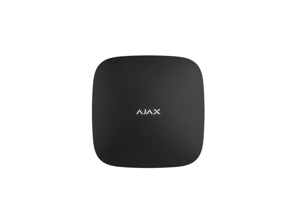 Cumpără online AJAX Hub Panou central de control negru (SIM 2G, Ethernet) [HUB/B 7559]