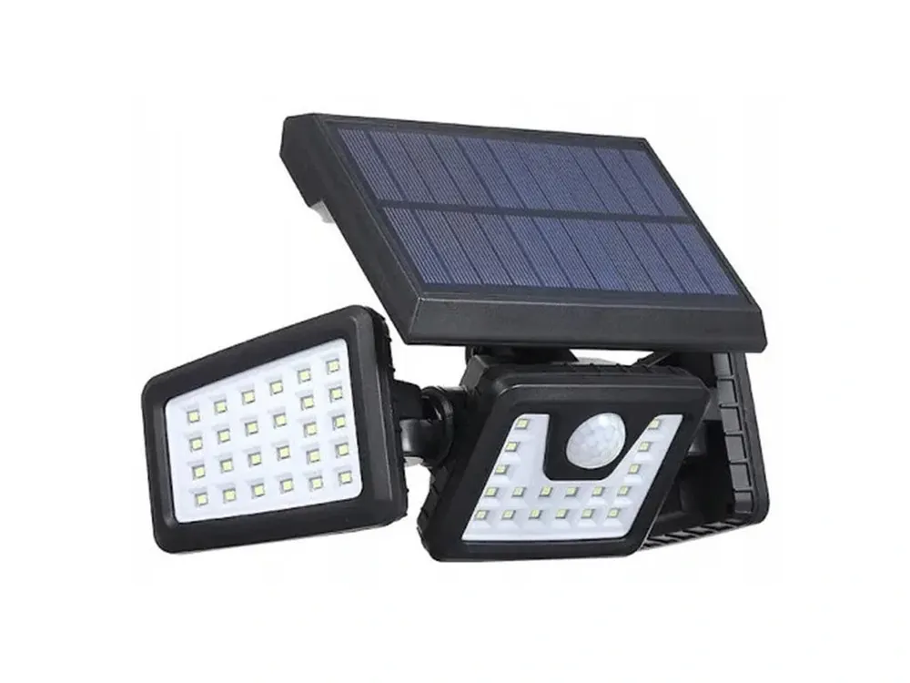 Preț redus Lampă solară SUNARI LED FLS-03, 74*SMD, PIR, 8W, 600lm, 6000K, 2400mAh [RTV100324]