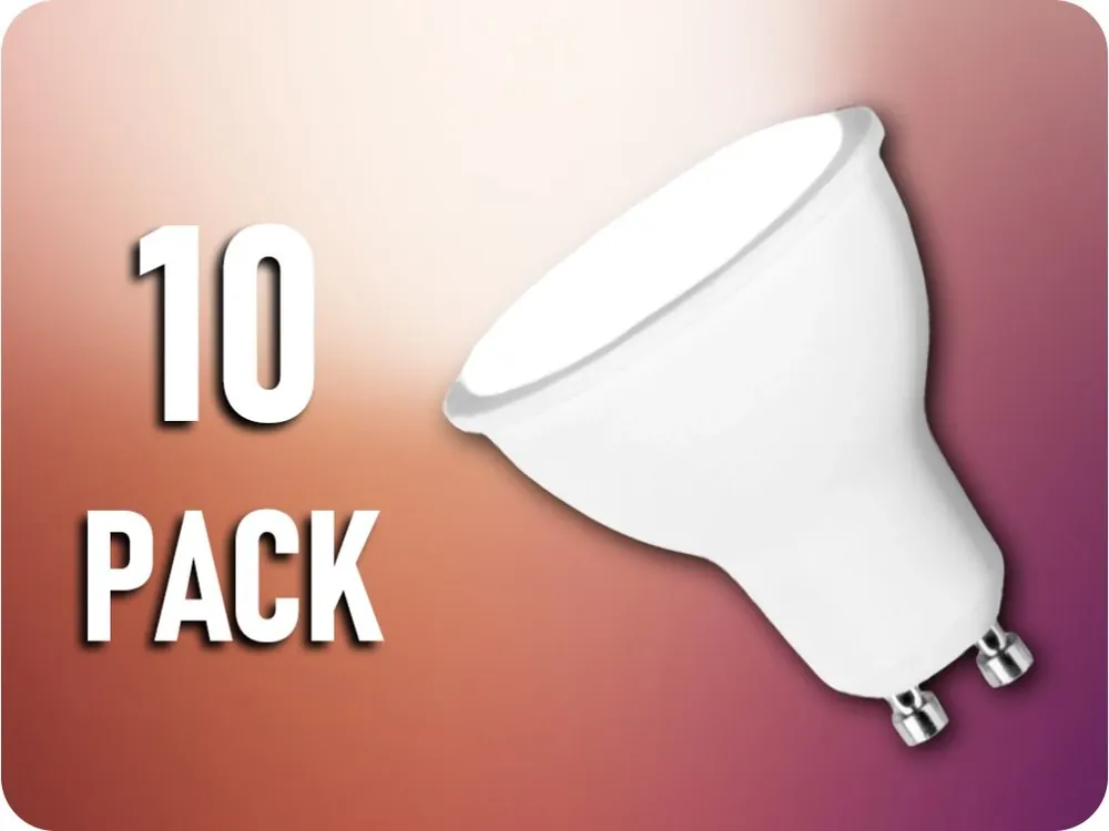 Bec LED GU10, 6W/10-PACK! Super ofertă