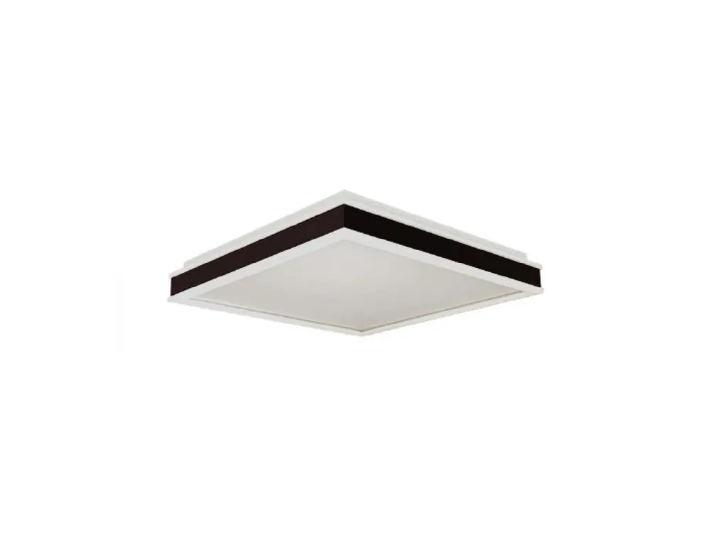 Comandă acum Lampă cu design LED 48W, 4480lm, TRIAC, reglabilă, neagră, pătrată, 4000K
