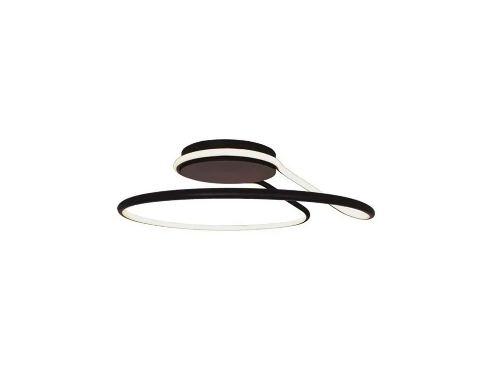 Reducere Lampă LED de design 54W, 5330lm, TRIAC, reglabilă, neagră, IP20, 4000K