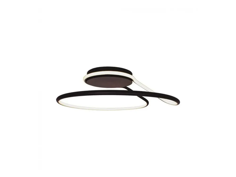 Lampă LED de design 24W, 2560lm, IP20, 4000K, negru Retur gratuit