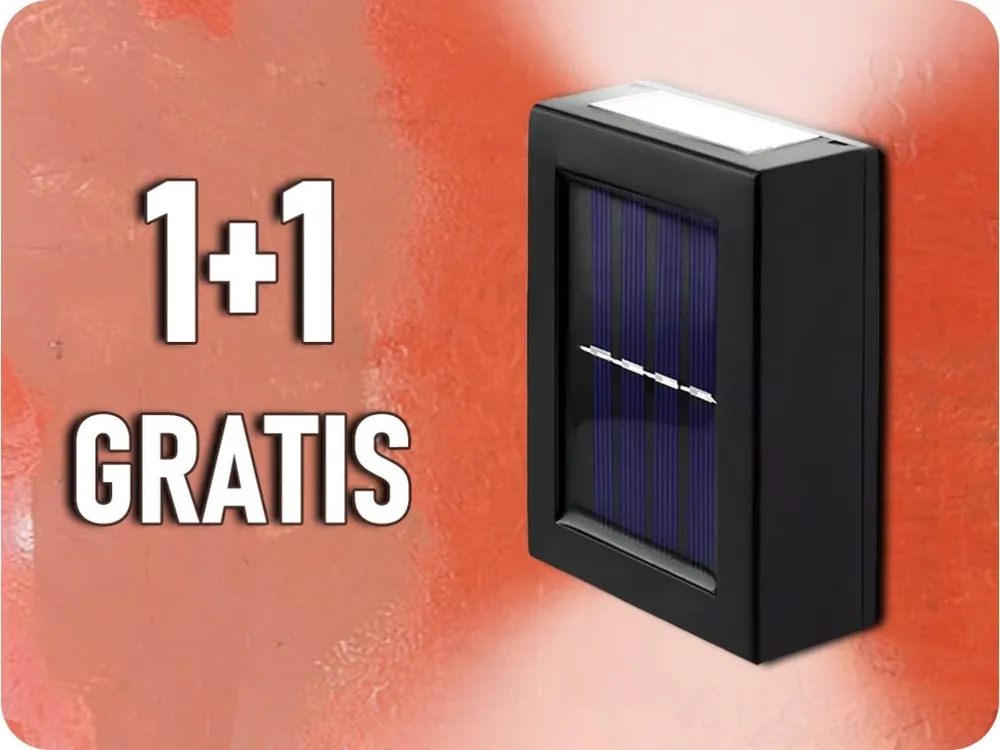 Lumină solară de orientare LED SUNARI 10lm, 300mAh, Li-Ion, IP65, 6000K, 1+1 gratis! [RTV100337] Lichidare de stoc