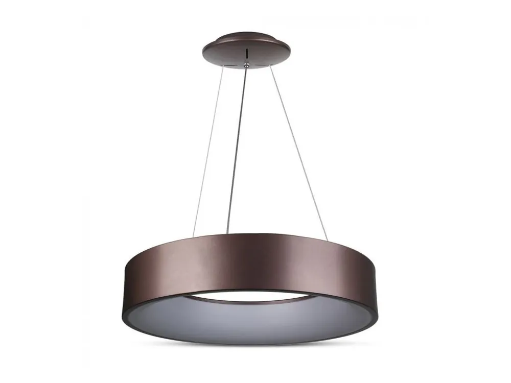 Plată securizată Candelabru LED TRIAC 30W, 2250lm, reglabil, culoare cafea, 3000K