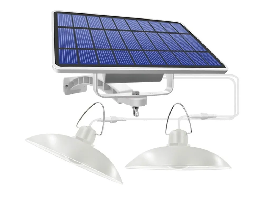Lampă solară suspendată SUNARI 6W, 520lm, 4500K, 5500mAh, Li-Ion, IP65 [RTV100385] Comandă acum