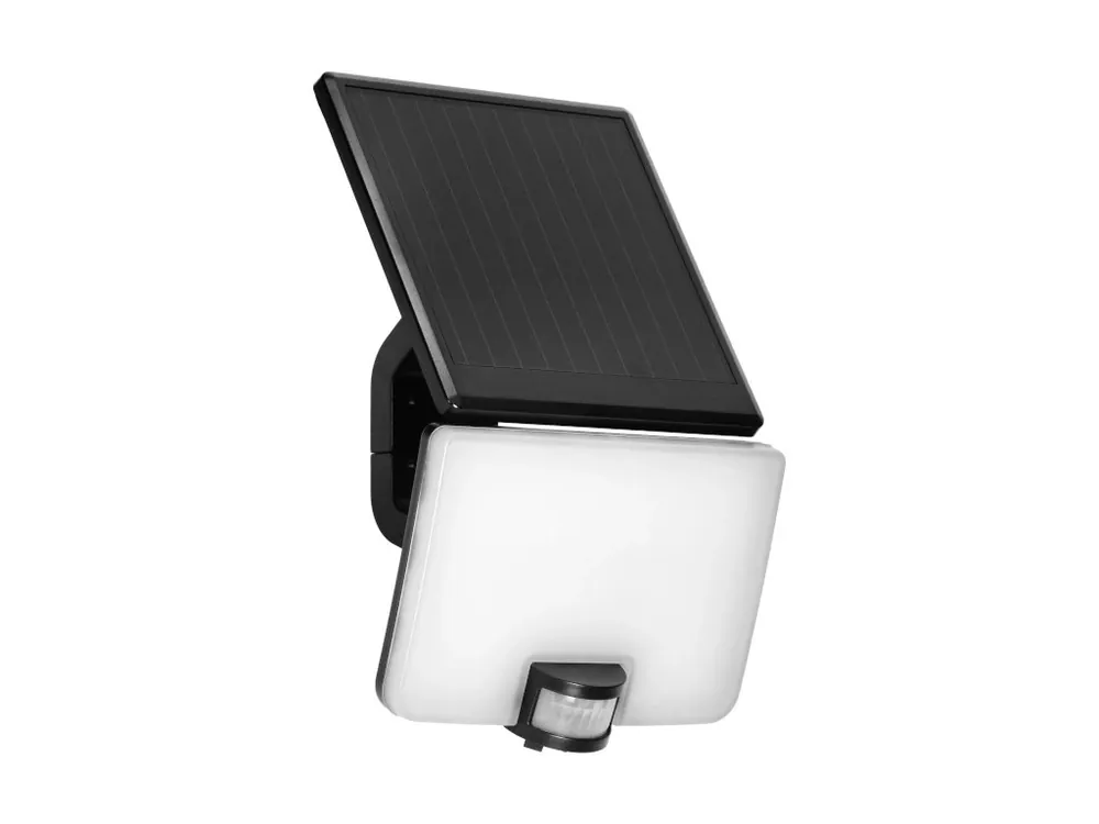 Cumpărături sigure Lumină solară LED ORNO cu senzor 10W, 1200lm, 3000mAh, IP54, 4000K [AD-SL-6467BLR4]
