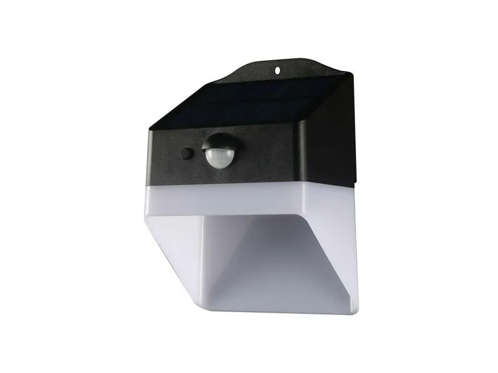 Ofertă limitată Lampa solara LED PANDA cu senzor 2W, 200lm, 1200mAh, 4000K, IP65