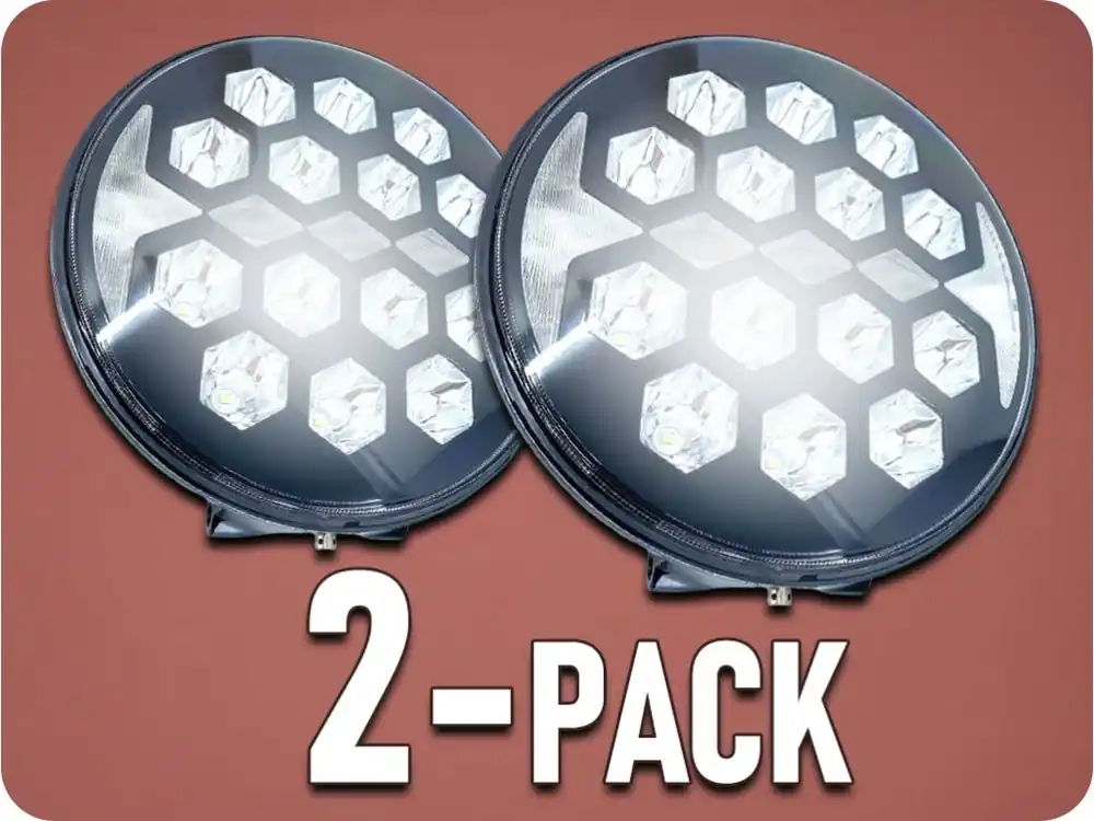 Retur ușor Lumină frontală LED + poziție 103W/1.7W, 7480lm, 12/24V/2-PACK! [L3414]