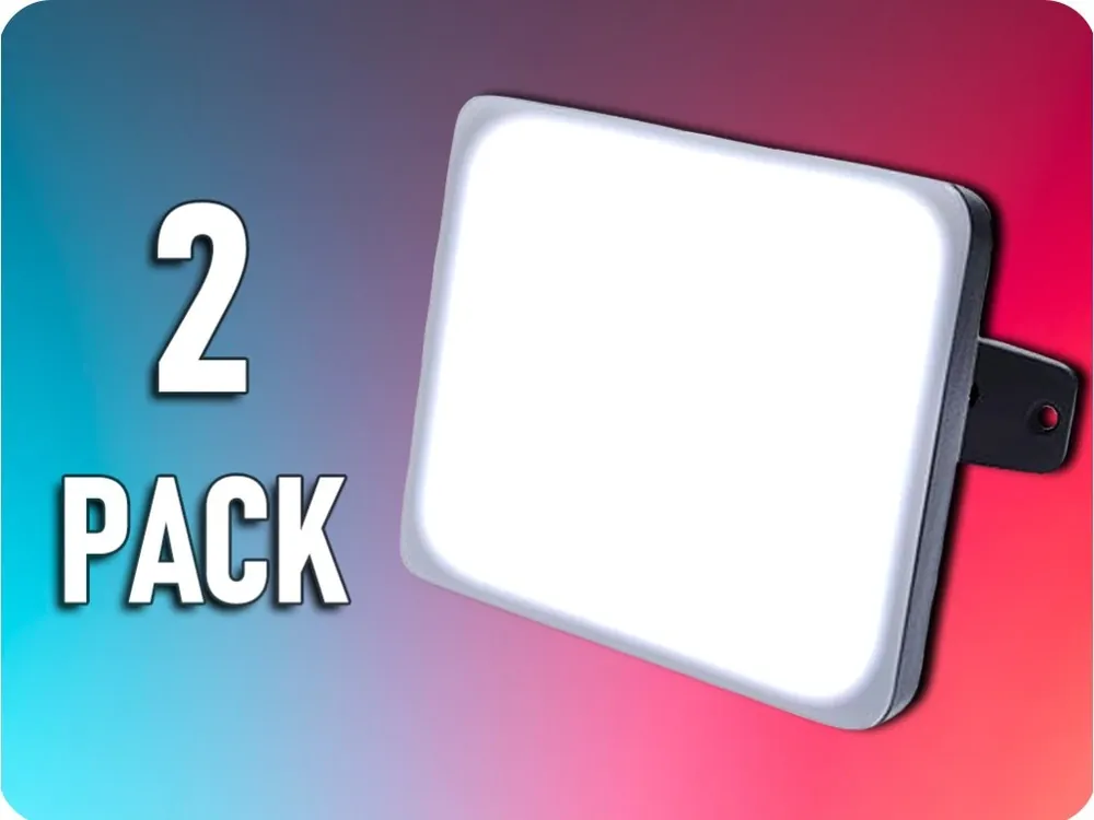 Cel mai bun preț Reflector LED Solight Quick, 10W, 850lm, 4000K, IP65, negru/2-PACK [WM-10W-Q]