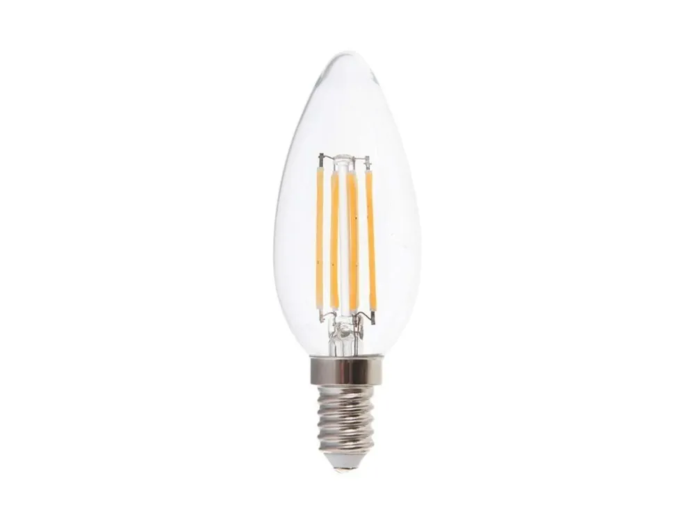 Bec LED E14 FILAMENT 6W, 600lm Premium