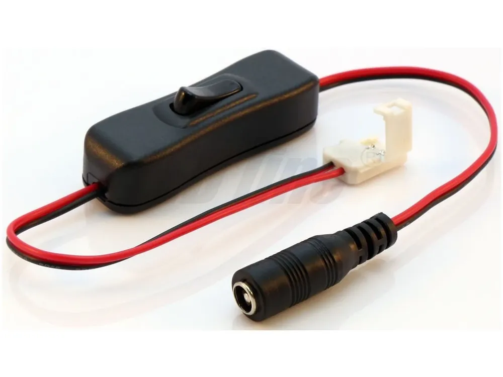 Comandă acum LED line® Conector flexibil pentru benzi LED 8mm 2PIN cu comutator [243547]