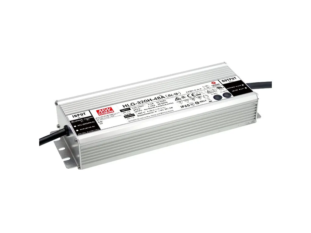 Sursă de impulsuri Meanwell pentru aplicații LED HLG-320H-12A, 12V, 264W, IP65 Preț mic