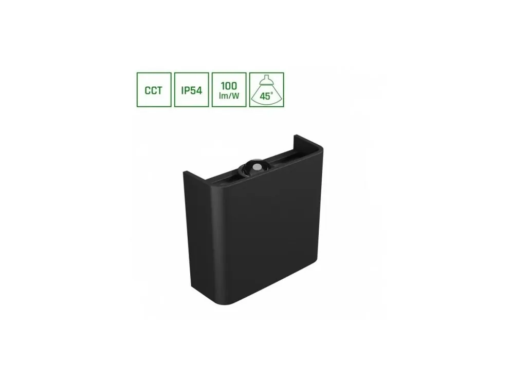 Ieftin SPECTRUM A CONDUS LAMPA DE PERETE LUNARIX 2W, 200LM, CCT, IP54, NEGRU [SLIP007015]