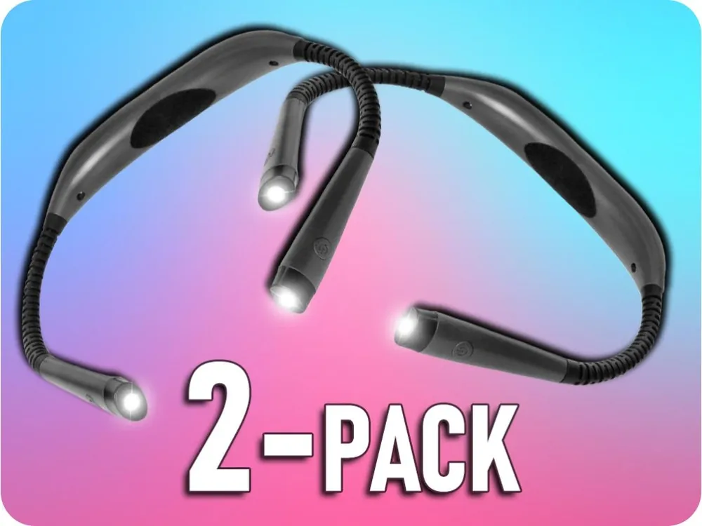Discount Lampă de gât LED reîncărcabilă ORNO, 1W, 90lm, 3 moduri, CCT/2-PACK! [LT-15]