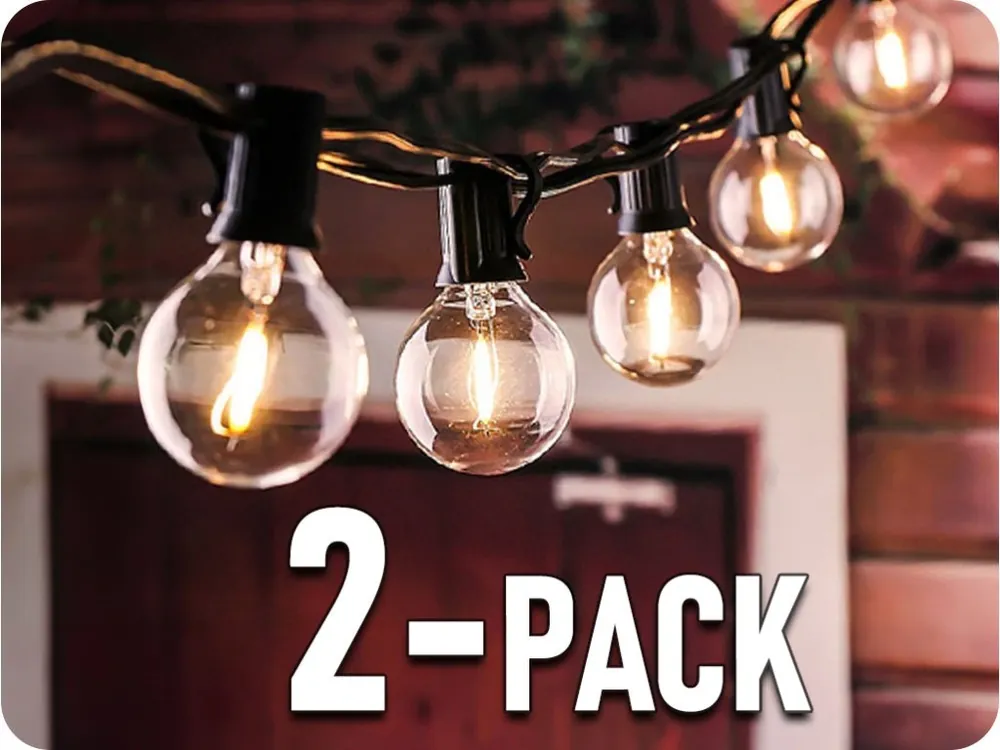 Lanț de lumină solară cu LED 5,5m, 10xRETRO LED 0,5W, 2200mAh, 300lm, alb cald, IP44/2-PACK! [RTV100004] Popular