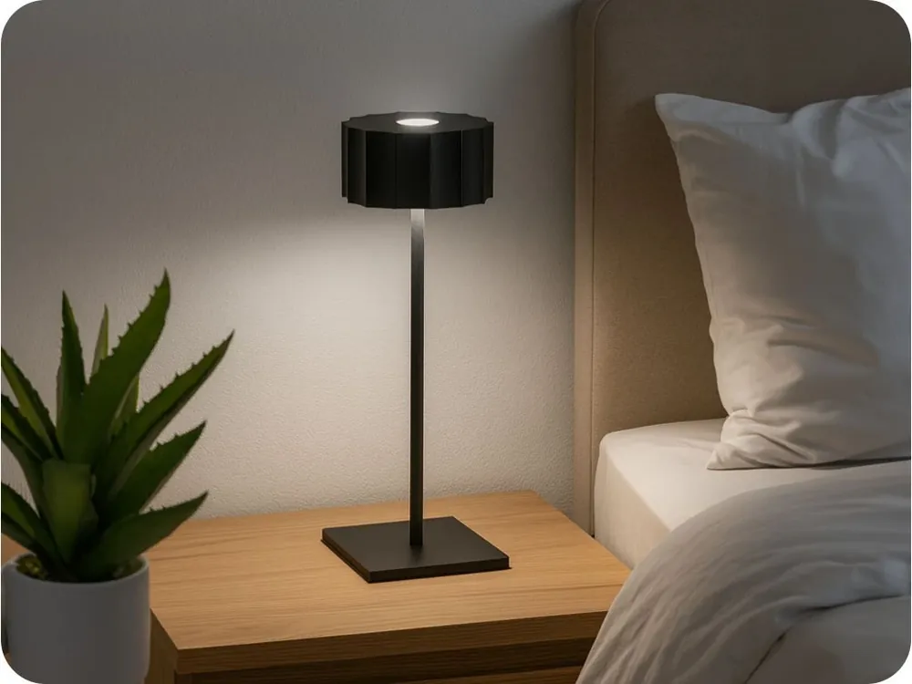 Preț mic LED LAMPĂ DE MASĂ AZELIA 2,5W, 200LM, DIMMABLE, NEGRU [LD-AZELIA-10-DEC]