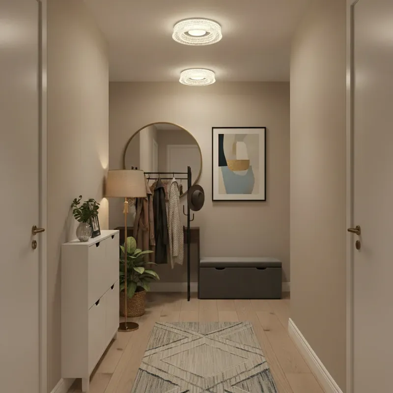 Lustra LED MARU Petito, 29W, Diametru 20cm, Lumina Calda/Neutra/Rece, Alb, Metal si Cristal Ofertă limitată