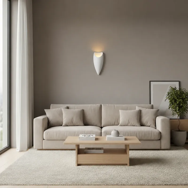 Bestseller Aplica LED Decorativa CORVUS, 40x18cm, 1xE27, Polistiren, Alb