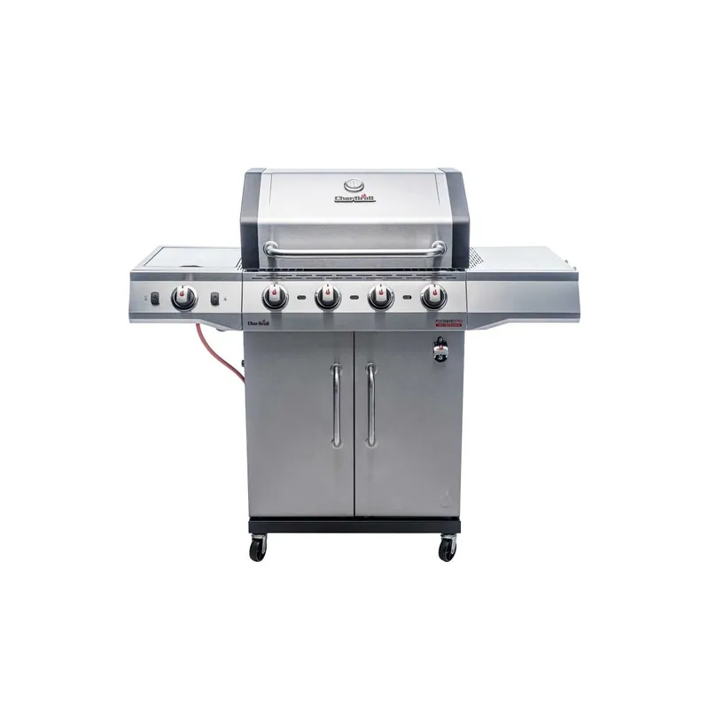 Cumpărături sigure Gratar pe gaz din inox Char-Broil Performance PRO S 4, grile din fonta, TRU-Infrared 140967