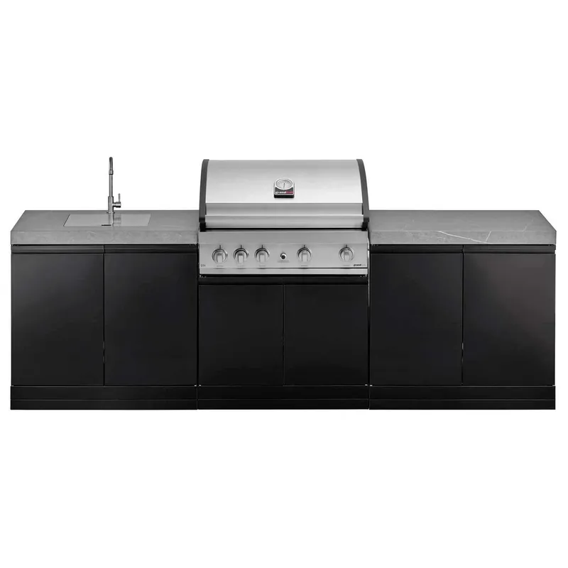 Reduceri Bucatarie de exterior Grandhall K0GK-01 si Gratar pe gaz Elite GT4S-S K04000202A