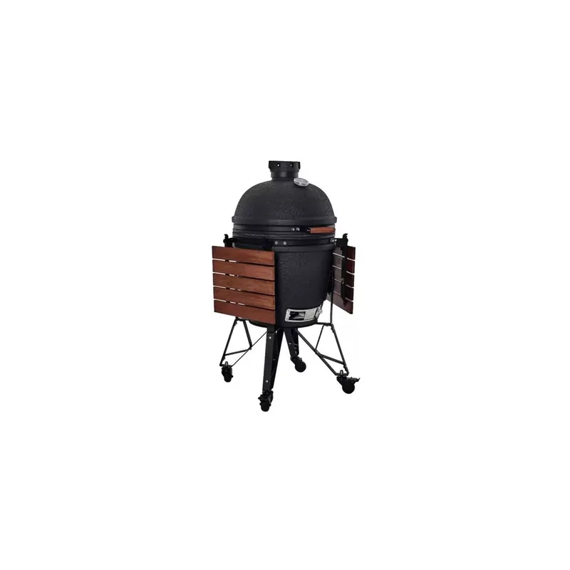 Preț mic Gratar ceramic Kamado pe carbuni The Bastard Urban Large, stand inclus, 127cm inaltime, diametru grila 49cm, BU201