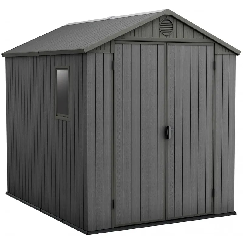 Reducere Casuta de gradina, Darwin 6x8, gri, Keter 249361