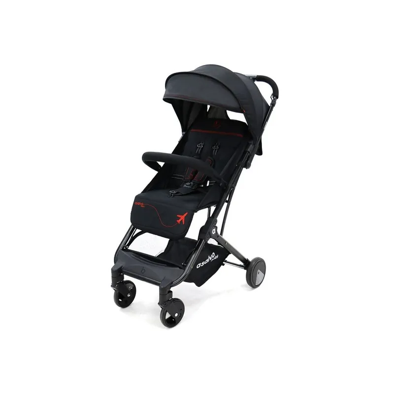 Mai ieftin Carucior asalvo sport, modul troller-transport pe avion negru-rosu