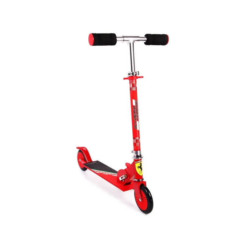 Trotineta pliabila ferrari pentru copii cu roti 120 mm, rosie Calitate înaltă