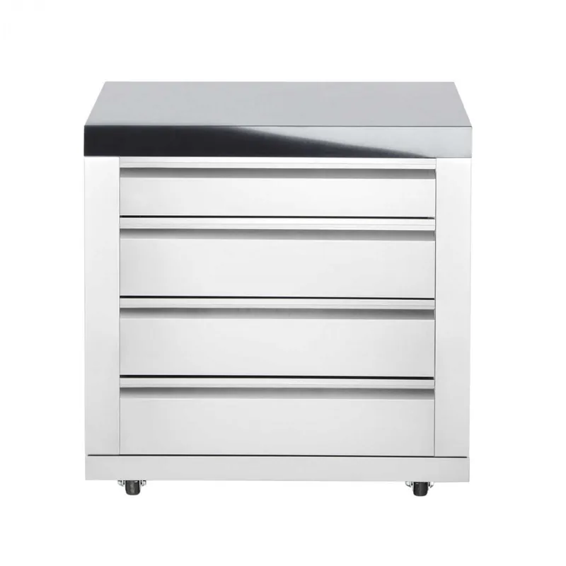 Modul bucatarie de exterior cu blat de lucru si sertare pentru depozitare ALL ‘GRILL 850M04 Super ofertă