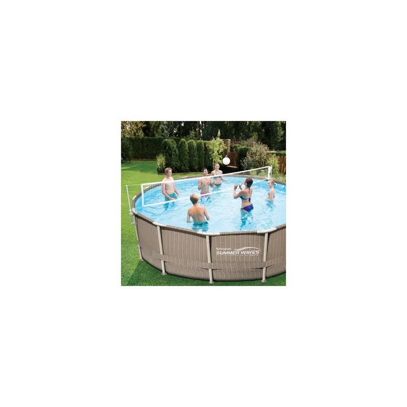 Kit volei pentru piscine cu cadru metalic Summer Waves Promoție
