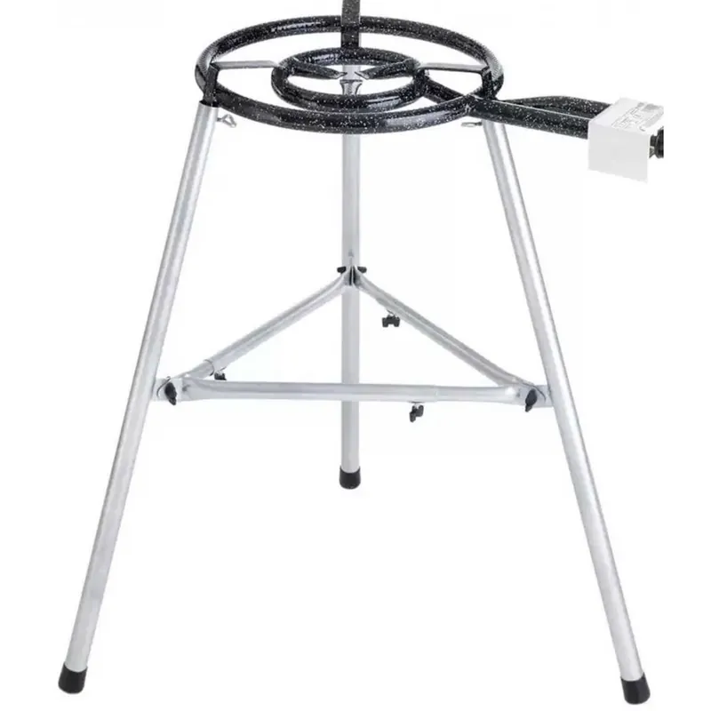 Vezi acum Arzator dublu pe gaz de 7,5 Kw, 30 cm cu suport de 70 cm inaltime, sustine pana la 150 kg ALL ‘GRILL 1501.2-7401