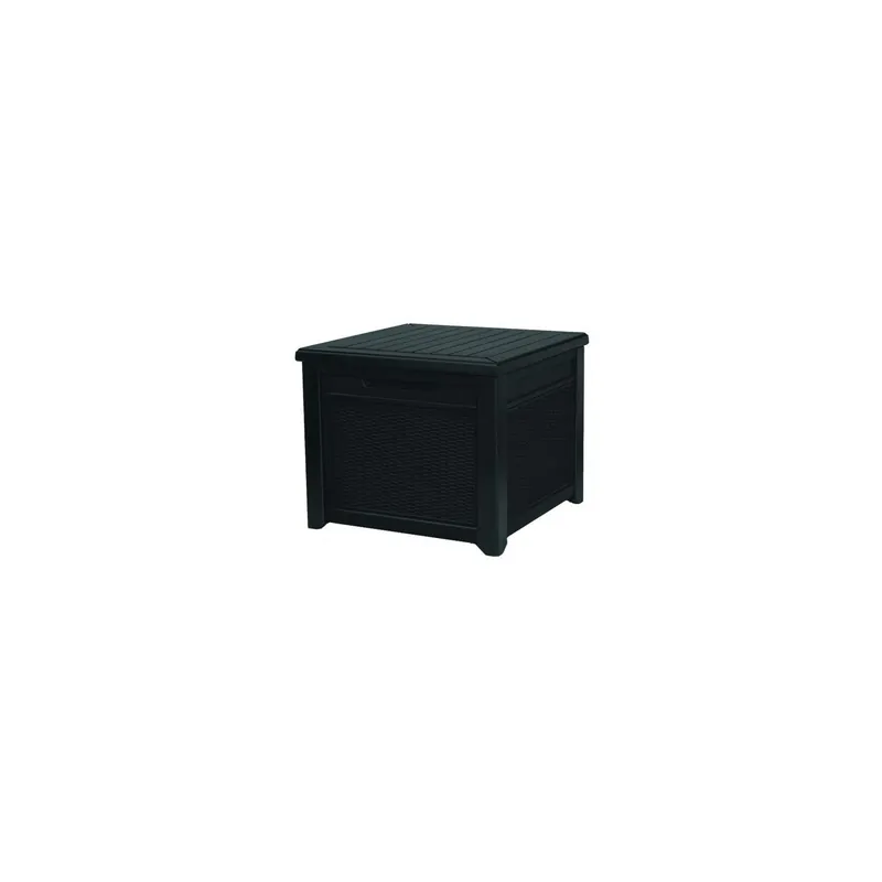 Promoție Cutie depozitare tip masuta, Cube rattan 208 L, grafit