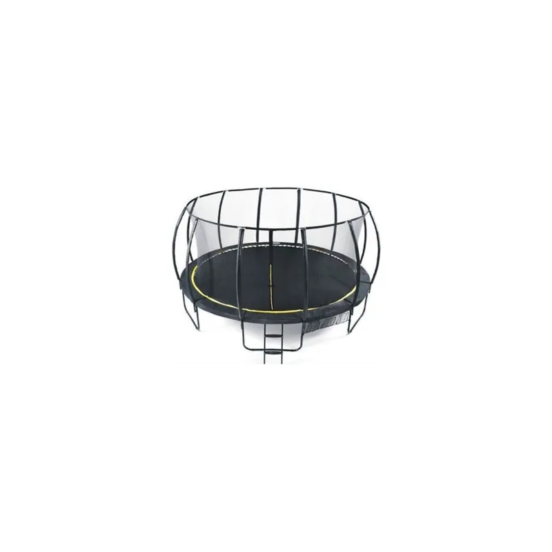 Set trambulina 427 cm cu plasa si scarita Kivi Jump Carbon Reducere de preț