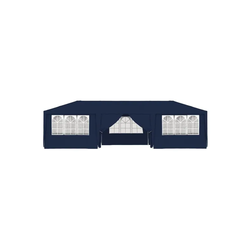 Cort de petrecere profesional cu pereti, albastru 4x9 m 90 g/m² Ofertă exclusivă