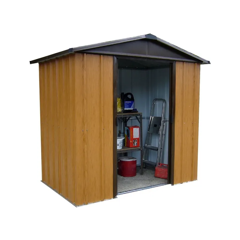 Popular Magazie metalică de grădină YARDMASTER 65WGY – 2,33 m², oțel galvanizat 0,3 mm
