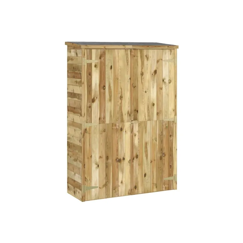 Magazie de unelte de grădină 123x50x171cm lemn masiv pin tratat Reducere extra