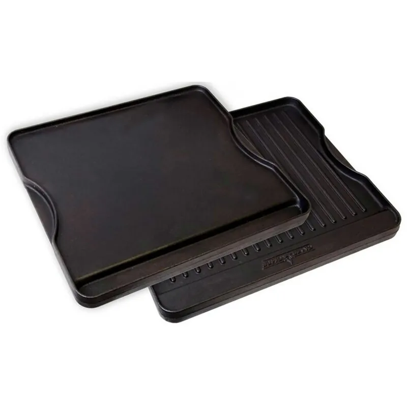 Plita din fonta cu 2 fete neteda si grill 36 x 41 cm pentru arzatoarele Camp Chef CC-CGG16BEU Cel mai vândut